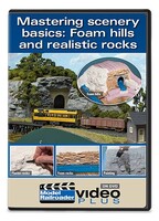 Kalmbach Mastering Foam Hills and Realistic Rocks Hobby Model DVD Video Tape General #15301