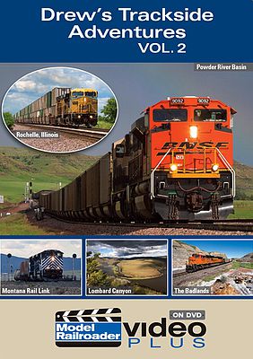 Kalmbach Drews Trackside Adventure Vol 2 DVD Model Railroading DVD #15319