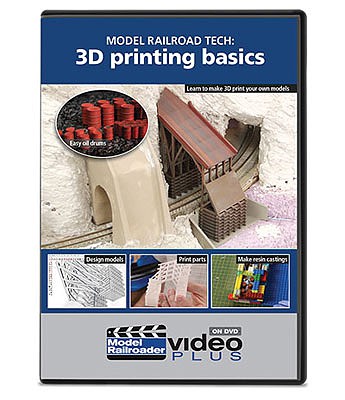 Kalmbach-Publishing Model Railroad Tech- 3D Printing Basics - Model Railroader Video Plus DVD 1 hour 13 minutes