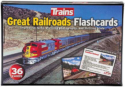 Kalmbach-Publishing Great Railroads Flashcard