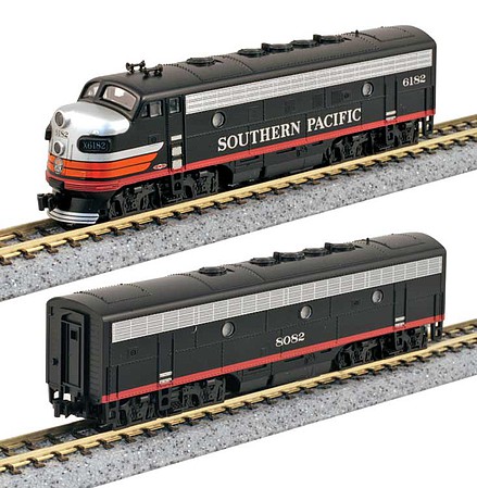 Kato EMD F7A & F7B Units Southern Pacific DCC N Scale Model Train ...