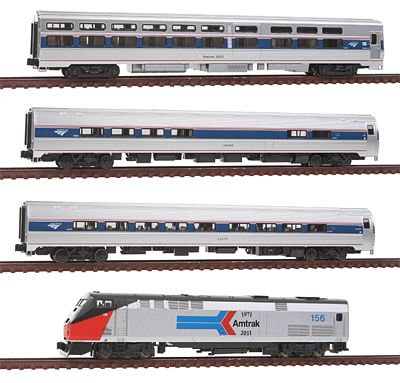 Kato Amtrak 40th Anniversary Train-Only Amtrak #156 N Scale Model Train Set #10662861