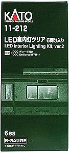 Kato Interior Lighting - Kit - Version 2 (2012) pkg(6) N Scale Model Train Passenger Car #11212