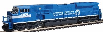 Kato Diesel EMD SD80MAC, Powered, DCC Ready Conrail #4110 - N-Scale