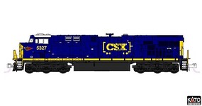 Kato ES44AC DCC CSX 5327 w/Snd - N-Scale