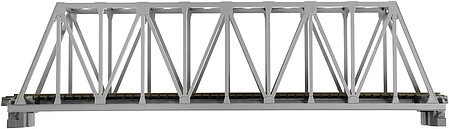 Kato Single Truss Bridge - 248mm (9.75), Gray N Scale Model Railroad Bridge #20432