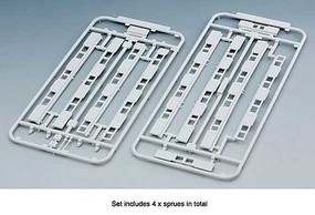 Kato Platform Edge Barrier with Doors Use with 381-23160 and 23161 pkg(4) Sprues with Decals (Japanese) N-Scale
