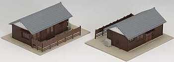 Kato Rural Section House - Assembled - N-Scale