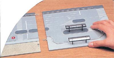 Kato Dio-Town Series Road Plates Station Area - N-Scale