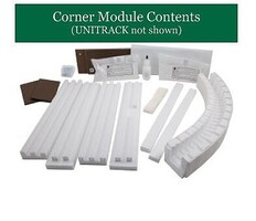 Kato N T-Trak Sub Terrain Layout System Corner Kit