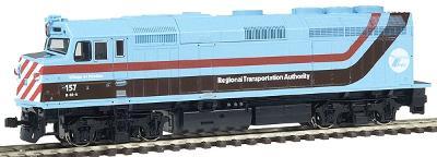 Kato EMD F40PH Chicago Regional Transportation HO Scale Model Train Diesel Locomotive #376562