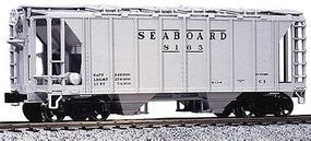 Kato AC&F 70 Ton Covered Hopper (3) Seaboard Air Line HO Scale Model Train Freight Car #380111