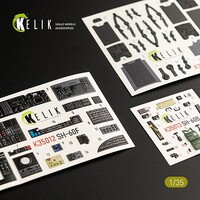 Kelik 1/35 Kelik SH-60F Ocean Hawk interior 3D decals for Kitty Hawk kit