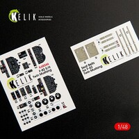Kelik 1/48 Kelik F-82 E/H Twin Mustang - Interior 3D Decal for Modelsvit