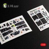 Kelik 1/48 Kelik F-16F Desert Vipers Block 60  interior 3D decals for Kinetic kit
