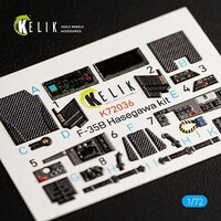 Kelik 1/72 Kelik F-35B   interior 3D decals for Hasegawa kit