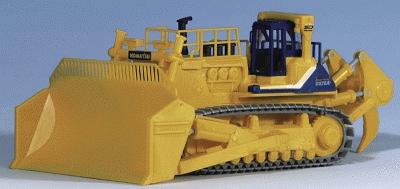 Kibri European Construction Equipment KOMATSU Bulldozer Kit HO Scale Model Railroad Vehicle #11354