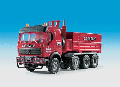 Miniature Kibri Mercedes-Benz Transporter – 1/87 – Camion Avec Remorque Plateau – Vintage