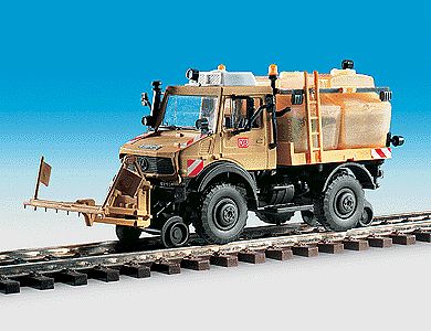 Kibri Unimog Euro II Hyrail Weed Sprayer Truck HO Scale Model Train Freight Car #16303
