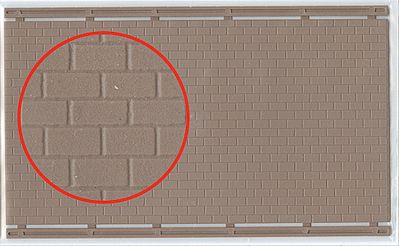 Kibri Smooth Cut Stone Plastic Sheet (Beige) HO Scale Model Railroad Scratch Supply #34145