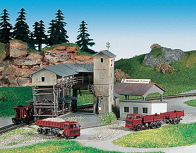 Kibri Steiner Gravel Works Z Scale Model Railroad Building #36603