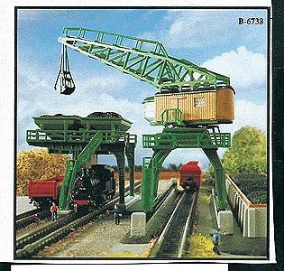 Kibri Coaling Tower & Traveling Crane Kit Z Scale Model Railroad Accessory #36738