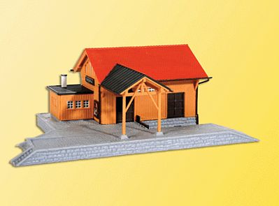 Kibri Sondernau Goods Depot Kit N Scale Model Railroad Building #37804