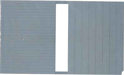 Kibri Corrugated & Tin Roofing Plastic Sheet N Scale Model Railroad Scratch Supply #37972