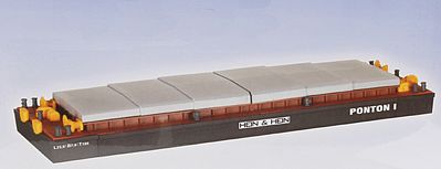 Kibri Bulk Material Loading Barge Kit HO Scale Model Railroad Accessory #38524