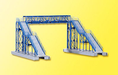 Kibri 2-Track Steel Footbridge Kit HO Scale Model Railroad Accessories #39301