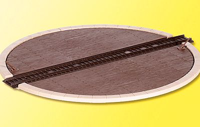 Kibri Manual Turntable (30cm Dia - 12 Dia) HO Scale Model Railroad Operating Accessory #39456