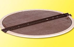 Kibri Manual Turntable (30cm Dia 12'' Dia) HO Scale Model Railroad Operating Accessory #39456