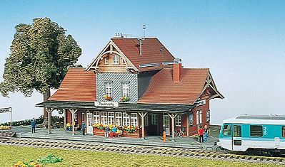 Kibri Paulinzella Station Kit HO Scale Model Railroad Building #39491