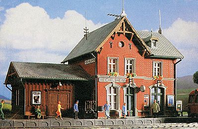 Kibri Reischelsheim Station HO Scale Model Railroad Building Kit #39492