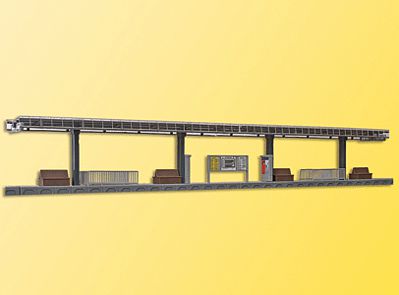 Kibri Modern Platform with LED HO Scale Model Railroad Building Kit #39557