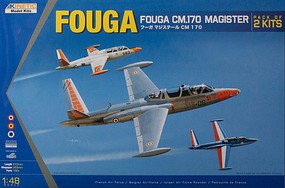 Kinetic-Model Fuga CM 170 Magister Plastic Model Airplane Kit 1/48 Scale #48051
