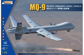 Kinetic-Model MQ-9 Reaper w/GBU-12 Plastic Model Airplane Kit 1/48 Scale #48067