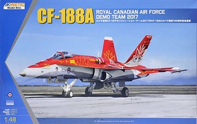 Kinetic-Model CF-188A RCAF Demo Team 2017 Plastic Model Airplane Kit 1/48 Scale #48070