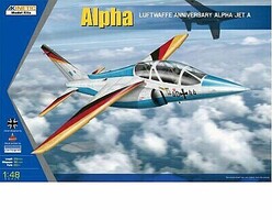 Kinetic-Model Alpha Jet Luffwaffe Plastic Model Airplane Kit 1/48 Scale #48087