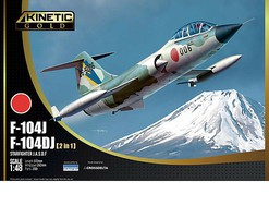 Kinetic-Model F-104DJ F-104J JASDF Starfighter Plastic Model Airplane Kit 1/48 Scale #48092
