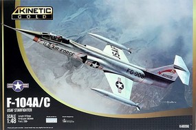 Kinetic-Model F-104A/C USAF Starfighter Plastic Model Airplane Kit 1/48 Scale #48096