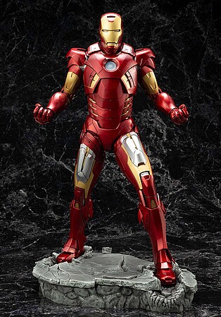 Kotobukiya Marvel - Iron Man (Mark VII Suit) Plastic Model Figure 1/6 Scale #mk313