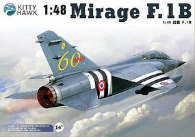 KittyHawk Mirage F1B Fighter Plastic Model Airplane Kit 1/48 Scale #80112