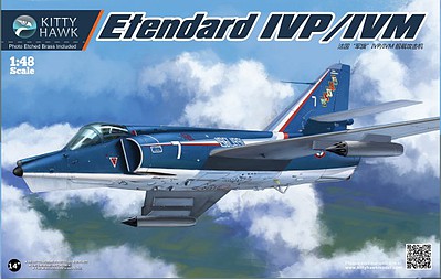 KittyHawk Etendard IVP/IVM Recon/Fighter Plastic Model Airplane Kit 1/48 Scale #80137