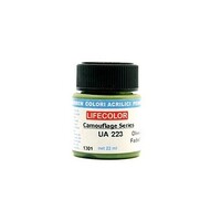 Lifecolor Olive Drab Faded Type 1 Matte Finish (22ml Bottle) Hobby and Model Acrylic Paint #223