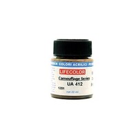 Lifecolor German uniforms Extra Dark Brown (22ml Bottle) UA 412 Hobby and Model Acrylic Paint #412