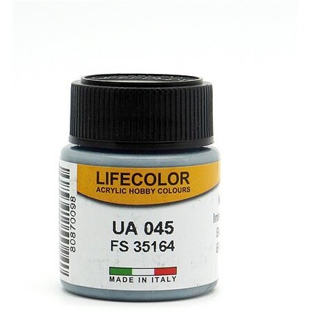 Lifecolor Non Specular Intermediate Blue FS35164 (22ml Bottle) UA 045 Hobby and Model Acrylic Paint #45