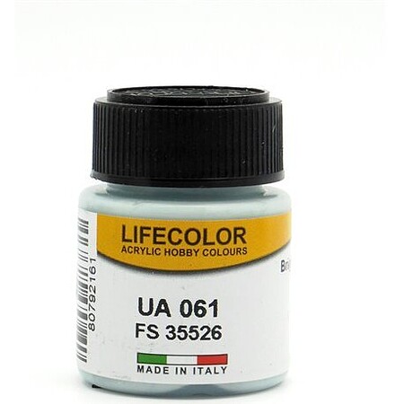 Lifecolor Bright Blue RLM65 FS35526 (22ml Bottle) UA 061 Hobby and Model Acrylic Paint #61