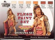 Lifecolor Flesh Tones Diorama Set (6 22ml Bottles) Hobby and Model Acrylic Paint Set #cs13