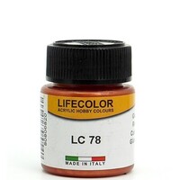 Lifecolor Gloss Copper (22ml Bottle) Hobby and Model Acrylic Paint #lc78